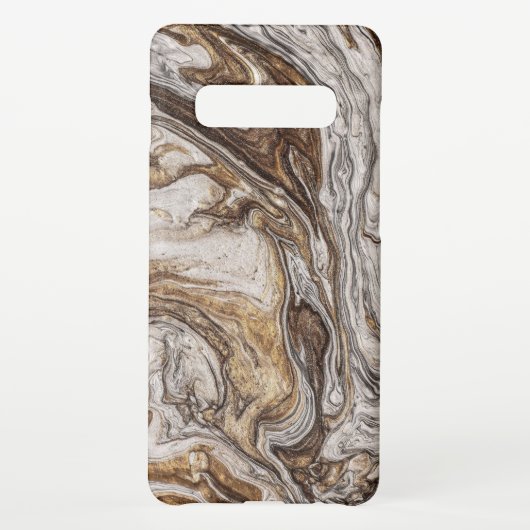 glamour 001 vloeibare bruine kleuren samsung galaxy hoesje (Achterkant)