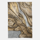 glamour 001 vloeibare bruine kleuren theedoek (Verticaal)