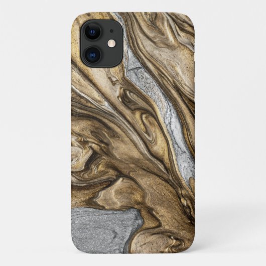 glamour 002 vloeibare bruine kleuren Case-Mate iPhone case (Achterkant)