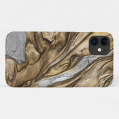 glamour 002 vloeibare bruine kleuren Case-Mate iPhone case (Achterkant (horizontaal))