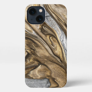 glamour 002 vloeibare bruine kleuren iPhone 13 hoesje