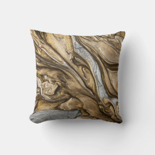 glamour 002 vloeibare bruine kleuren kussen