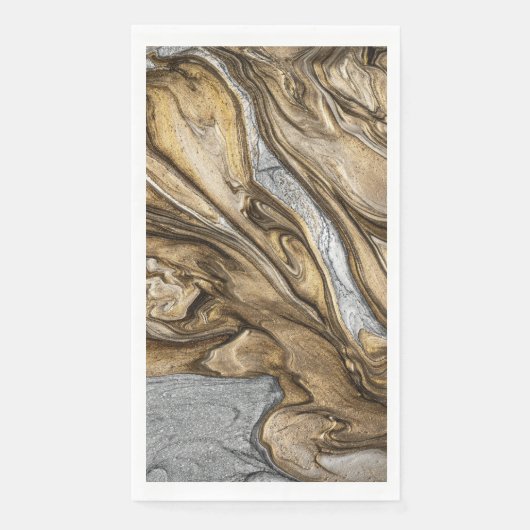 glamour 002 vloeibare bruine kleuren servet (Voorkant)