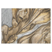 glamour 002 vloeibare bruine kleuren tafelkleed (Voorkant (Horizontaal))