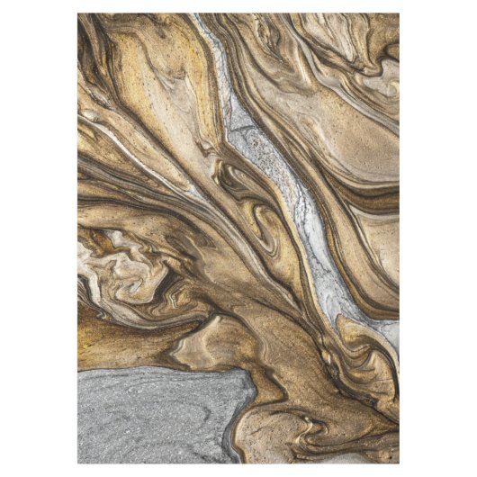 glamour 002 vloeibare bruine kleuren tafelkleed (Voorkant)