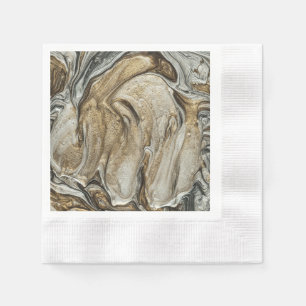 glamour 003 vloeibare bruine kleuren servetten