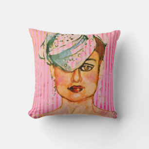 Glamour Art Paris Hoge Mode Model Worpillow Kussen