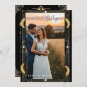 Glamour Art Photo Wedding Dank u kaart (Voorkant / Achterkant)