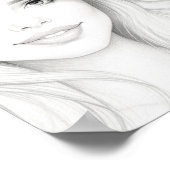 Glamour Art Schets 1 Poster (Hoek)