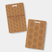 Glamour Badge (Voor- en achterkant)