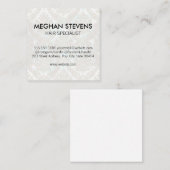 Glamour Bokeh en glitter haar en schoonheid Afsprakenkaartje (Voorkant / Achterkant)