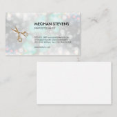 Glamour Bokeh Hair en Beauty Afsprakenkaartje (Voorkant / Achterkant)