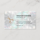 Glamour Bokeh Hair en Beauty Afsprakenkaartje (Voorkant)