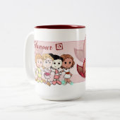 Glamour - Caneca Tweekleurige Koffiemok (Voorkant links)