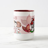 Glamour - Caneca Tweekleurige Koffiemok (Center)