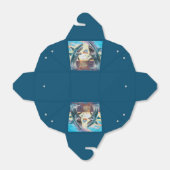 Glamour Chomp-Shark Breaking voor glanzende Parelt Bedankdoosjes (Uitgevouwen)