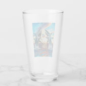 Glamour Chomp-Shark Breaking voor glanzende Parelt Glas (Achterkant)