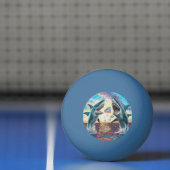 Glamour Chomp-Shark Breaking voor glanzende Parelt Pingpongbal (Net)