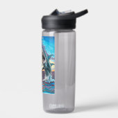 Glamour Chomp-Shark Breaking voor glanzende Parelt Waterfles (Links)