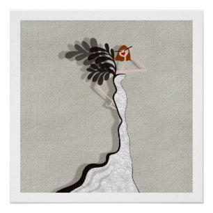 Glamour Couture Glam Mode Kunst Poster