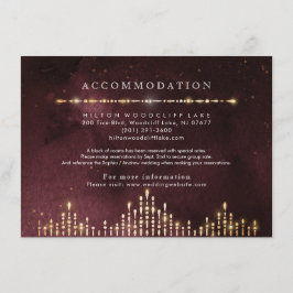 Glamour Deco Bourgondië Vintage accommodatie Informatiekaartje