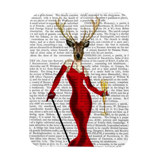 Glamour Deer in het rood Magneet (Verticaal)