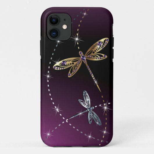 Glamour Diamond Butterfly Case-Mate iPhone Case (Achterkant)