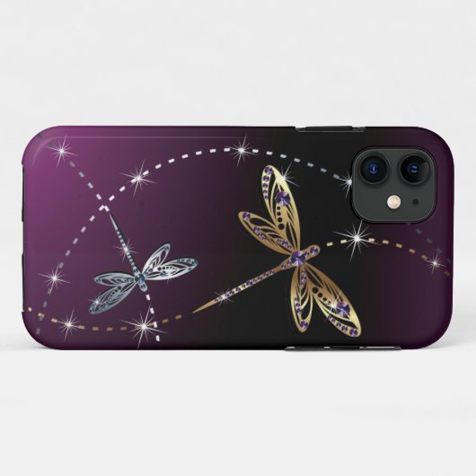 Glamour Diamond Butterfly Case-Mate iPhone Case (Achterkant (horizontaal))