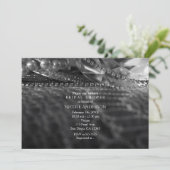 Glamour Diamonds & Pearls Uitnodigingen (Staand voorkant)