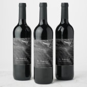 Glamour Diamonds & Pearls Wine Labels Wijn Etiket (Flessen)