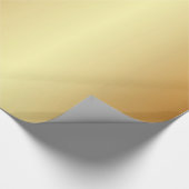 Glamour Elegant Goud Koel Gift Modern Goud Cadeaupapier (Hoek)