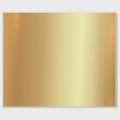 Glamour Elegant Goud Koel Gift Modern Goud Cadeaupapier (Vlak)