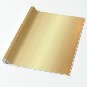 Glamour Elegant Goud Koel Gift Modern Goud Cadeaupapier (Uitgerold)