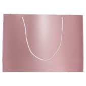 Glamour Elegant Modern Roos Gouden Sjabloon Trendy Groot Cadeauzakje (Achterkant)