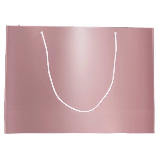 Glamour Elegant Modern Roos Gouden Sjabloon Trendy Groot Cadeauzakje (Achterkant)