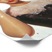 Glamour en Disco Print | Elegante Mode kunst (Hoek)