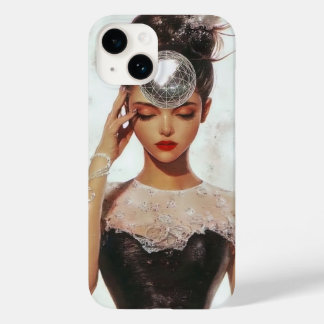 Glamour en Disco Print | Elegante Mode kunst Case-Mate iPhone 14 Hoesje