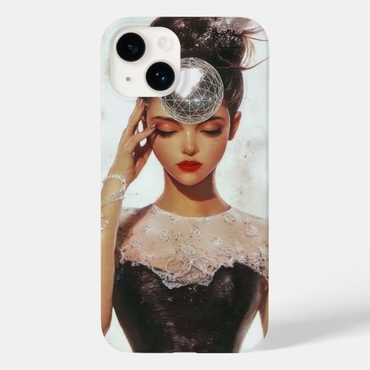 Glamour en Disco Print | Elegante Mode kunst Case-Mate iPhone Case (Achterkant)