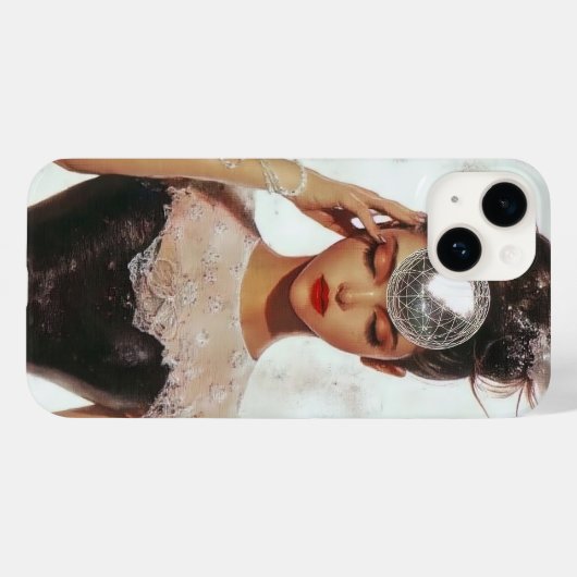 Glamour en Disco Print | Elegante Mode kunst Case-Mate iPhone Case (Achterkant (horizontaal))