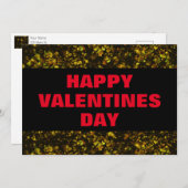 Glamour En Glamour Valentijnskaart Aankondiging (Voorkant / Achterkant)