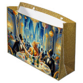 Glamour en Glitz  Nieuwjaar Cadeautas (Achterkant Gekanteld)