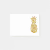 Glamour Faux Gold folie Ananas Post-it® Notes (Voorkant)