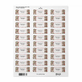  Glamour geïnspireerd adreslabel Etiket (Full Sheet)