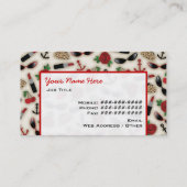  Glamour geïnspireerd Visitekaartje (Achterkant)