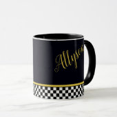 Glamour-gepersonaliseerde mug mok (Voorkant rechts)