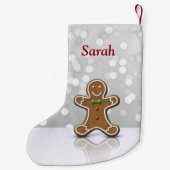 Glamour Gingerbread Man - Kerstkous Kleine Kerstsok (Achterkant)