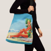 Glamour girl uit 1940 crossbody tas (Dichtbij)