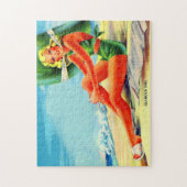 Glamour girl uit 1940 legpuzzel (Verticaal)