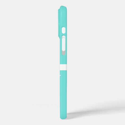 Glamour Glam PHONE CASE Blue & BOW (Achterkant / Links)