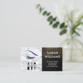 Glamour Glitter Eye Lash Beauty Visitekaartje (Staand voorkant)